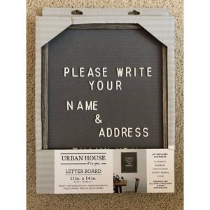Letter board rustic frame kit w/ 100’s of pieces!